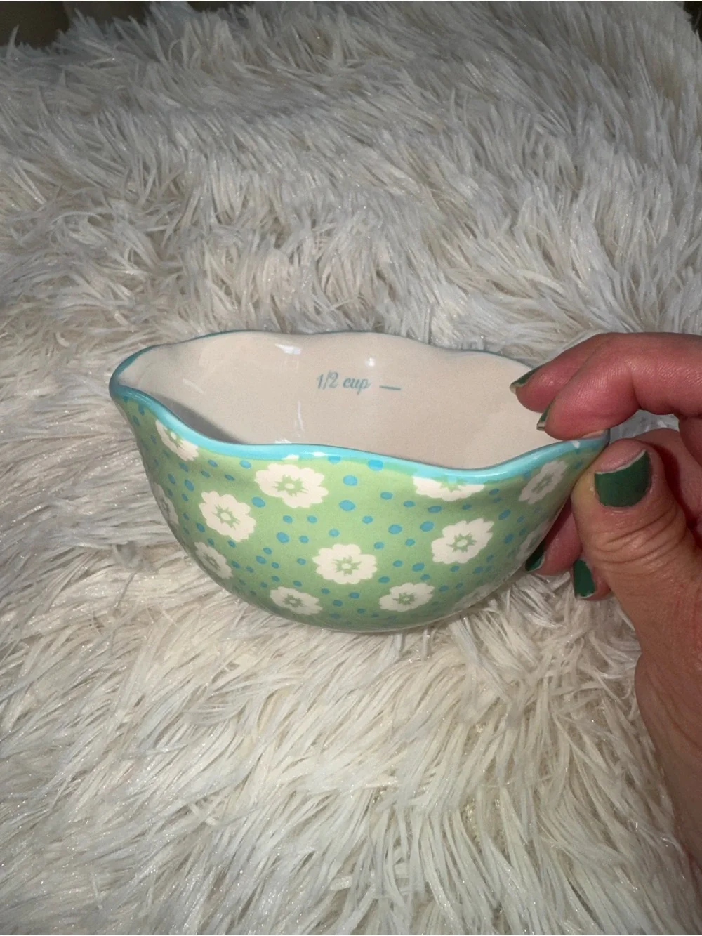 Pioneer Woman Floral Ceramic Nesting Measuring Cups